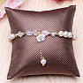 Damenperlenarmband mit Roségold
