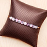 Grau-rosa Armband aus Jadeit