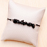 Obsidianarmband mit Kordelzug