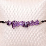 Amethyst-Armband mit Kordelzug