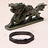 Armband Weizenkette Edelstahl schwarz