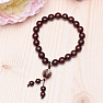 Buddha Mala Sandelholz Armband mit Lotus