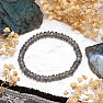 Labradorit-Rondelle-Armband, Qualität 6 mm