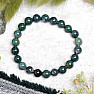 Moosachat-Armband aus 8 mm großen Perlen in AA-Qualität.