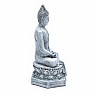 Buddha meditiert auf einer Lotusblüte Thai Figur 18 cm