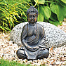 Buddha meditiert japanische Figur braun 30 cm