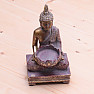Buddha mit lotusförmigem Teelichtständer
