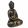 Meditierender Buddha im goldenen Antik-Look