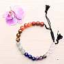 Chakra-Armband im Shamballa-Stil