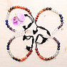 Chakra-Armband im Shamballa-Stil