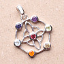 Chakra-Anhänger mit Halbedelsteinen, Silber Ag 925, limitierte Kollektion 83872