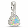 Silberanhänger mit äthiopischem Opal