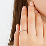 3714 Silberring mit Zirkonen, RUND, ETERNITY