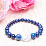 Armband aus Lapislazuli und Keshi-Perle RB Design 157