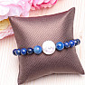 Armband aus Lapislazuli und Keshi-Perle RB Design 157