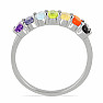 Chakra-Ring Energie der Natur Rhodium Silber Ag 925