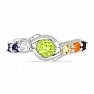 Chakra-Ring Lebensenergie Rhodium Silber Ag 925