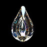 Tropfen Feng Shui extra Kristall irisierend metallisch Helle Perle