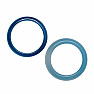 Blauer Achatring Circle