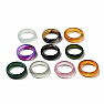 Blauer Achatring Circle