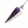 Amethyst-Chakra-Pendel-Symbol der dreifachen Göttin