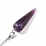 Amethyst-Chakra-Pendel-Symbol der dreifachen Göttin