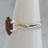 Ring mit Granatschliff Silber Ag 925 43893