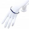 Facettiertes Hämatit-Armband mit Lapislazuli-Perlen