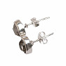 Herkimer Diamant Ohrringe Steine Silber Ag 925 E441