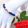 Howlith, Lapislazuli und Rhodonit mit Blumenarmband RB Design 29