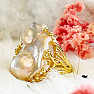 Ring für eine Hexe mit einer Perle Göttin in einer Perle