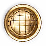 Messingschale, goldene Farbe, dekoriert, 5,5 cm