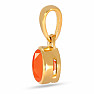 Silberanhänger mit natürlichem Karneol CB-P708G-CRF