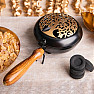 Räuchergefäß aus Eisen mit goldenem Yggdrasil-Griff