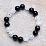 Kristall gebrochenes Armband extra mit Onyx