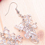 Kristall-Mode-Ohrringe mit langen Steinen