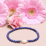 Lapislazuli mit Perle Fashion Armband extra Qualität geschliffene Perlen