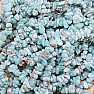 Larimar Halskette geschliffen