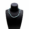 Larimar Halskette geschliffen