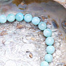 Erstklassiges Larimar-Perlenarmband