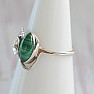 Malachit-Ring Silber Ag 925 45528