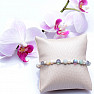 Amazonit-Perlenarmband mit Perlen und Opal
