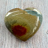 Jaspis polychromes Herz Madagaskar 17