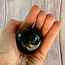 Obsidianschwarze Himmelsaugenkugel Mexiko 4