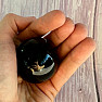 Obsidianschwarze Himmelsaugenkugel Mexiko 5