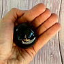 Obsidianschwarze Himmelsaugenkugel Mexiko 6