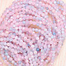 Morganit - Beryll rosa Smaragd Armband extra AA-Qualität geschliffene Perlen Variante rosa