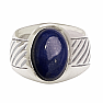 1005 Herren Silberring Lapis lazuli