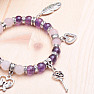 Jubiläums-Designerarmband aus Amethyst und Roségold RB Design 100