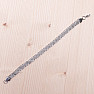 Elegantes Armband Kabelgeflecht Edelstahl 23 cm